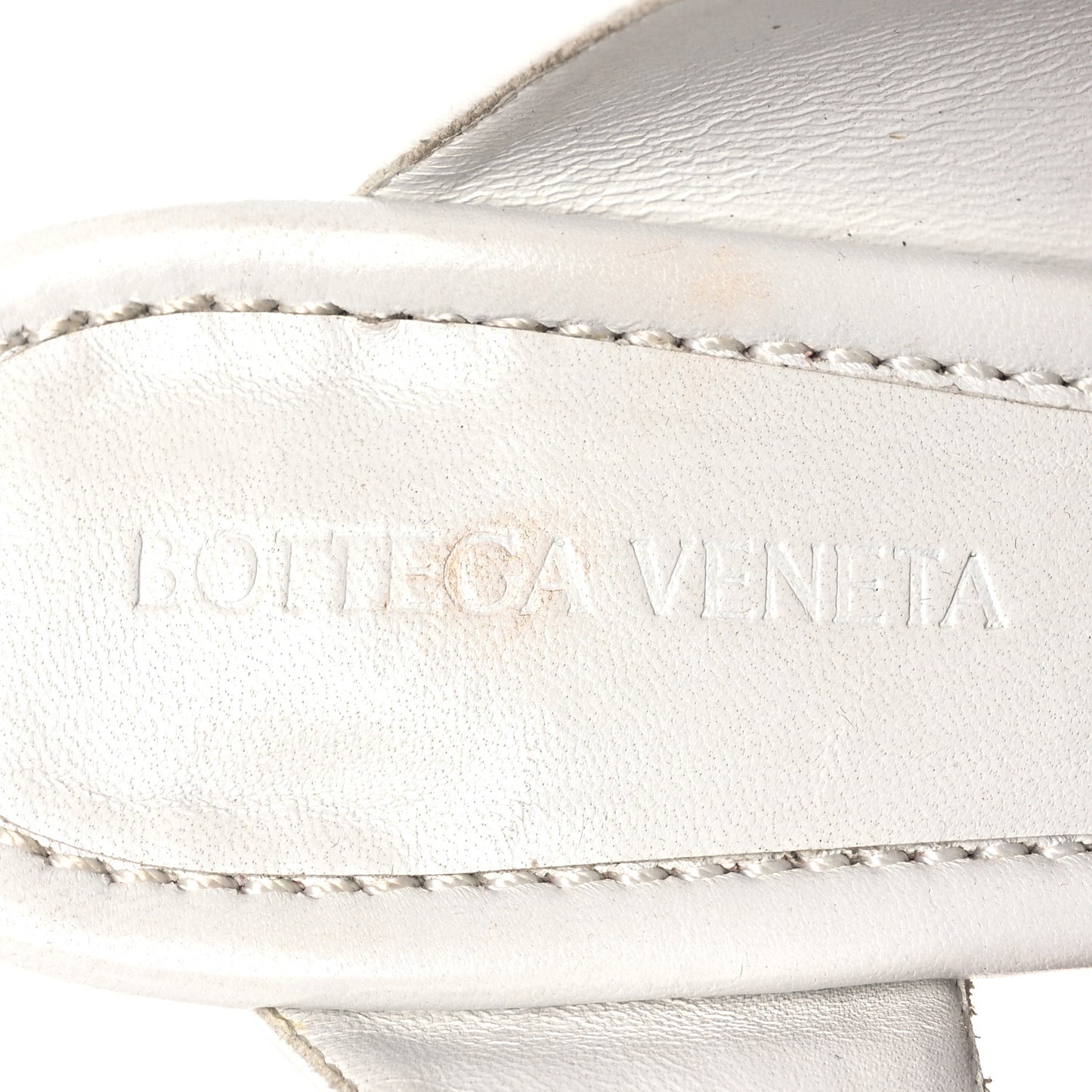 Nappa Crunch Lux Sandals 40.5 Optic White