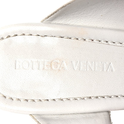 Bottega Veneta Nappa Crunch Lux Sandals 40.5 Optic White 9 of 12