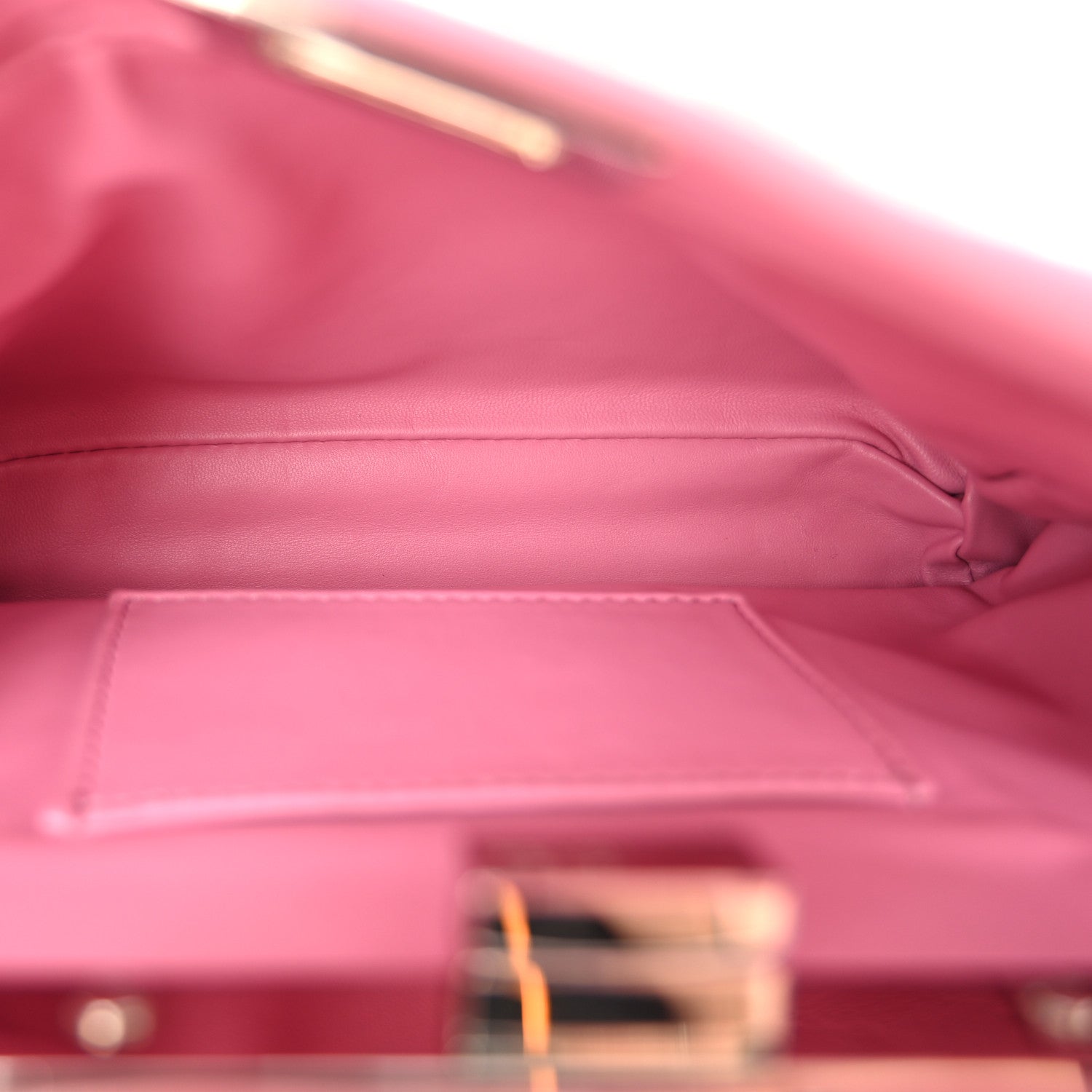 Fendi Shearling Nappa Mini Peekaboo Iconic Satchel Lollypop 6 of 11