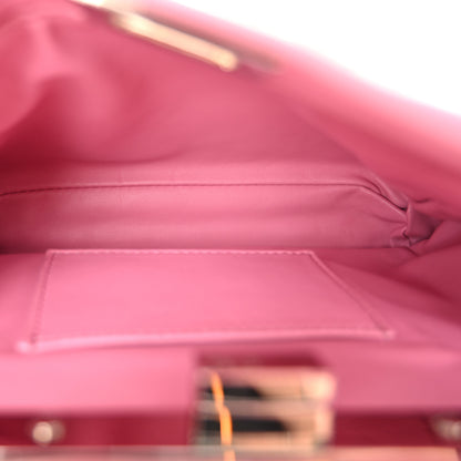 Fendi Shearling Nappa Mini Peekaboo Iconic Satchel Lollypop 6 of 11