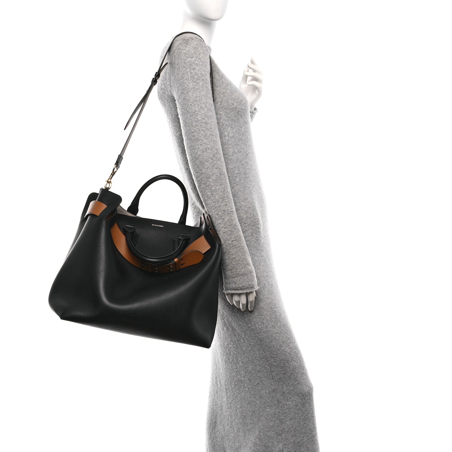 Burberry Marais Calfskin Large Belt Bag Black 2 of 10