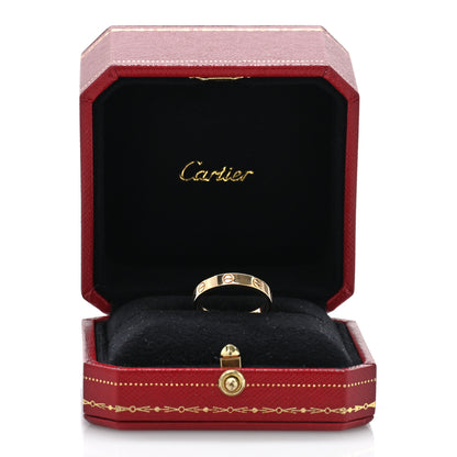 Cartier 18K Yellow Gold 3.5mm LOVE Wedding Band Ring 58 8.5 5 of 5