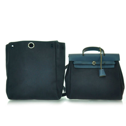 Hermes Toile Herbag Navy Bleu 4 of 12