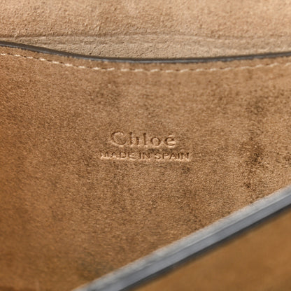 Chloe Suede Calfskin Small Faye Shoulder Bag Black 6 of 25