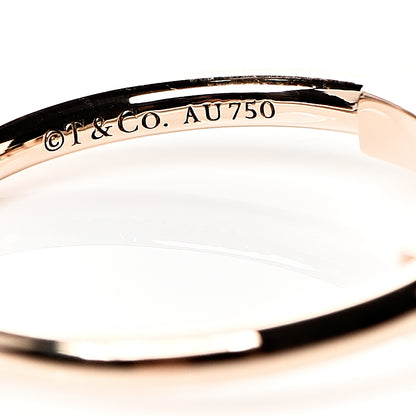 Tiffany 18K Rose Gold T Wire Ring 51 5.75 3 of 4