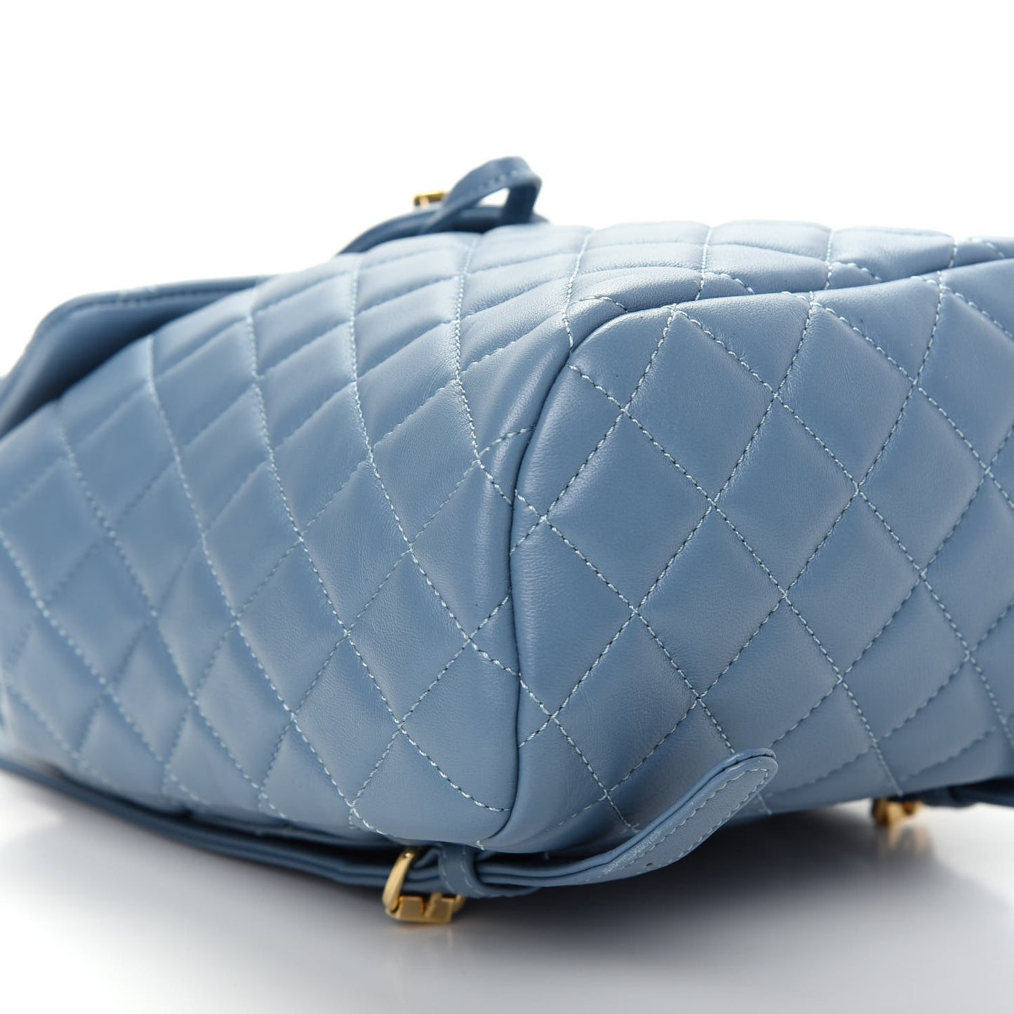 Calfskin Quilted Mini Urban Spirit Backpack Light Blue