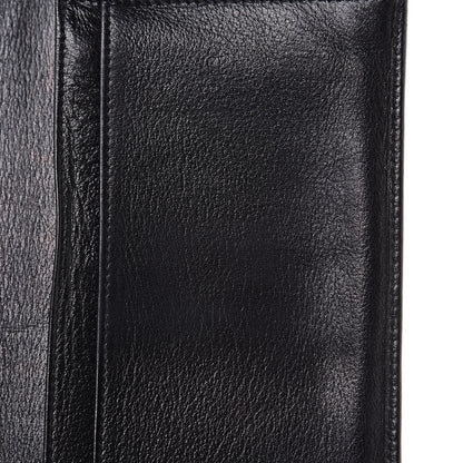 Chanel Goatskin Camellia Embossed Yen Wallet Black 11 of 11