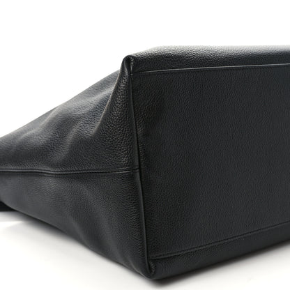 Saint Laurent Grained Calfskin Giant Bowling Bag Black 7 of 10