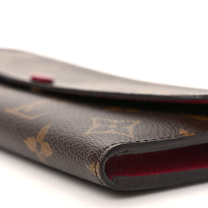 Louis Vuitton Monogram Emilie Wallet Fuchsia 8 of 8