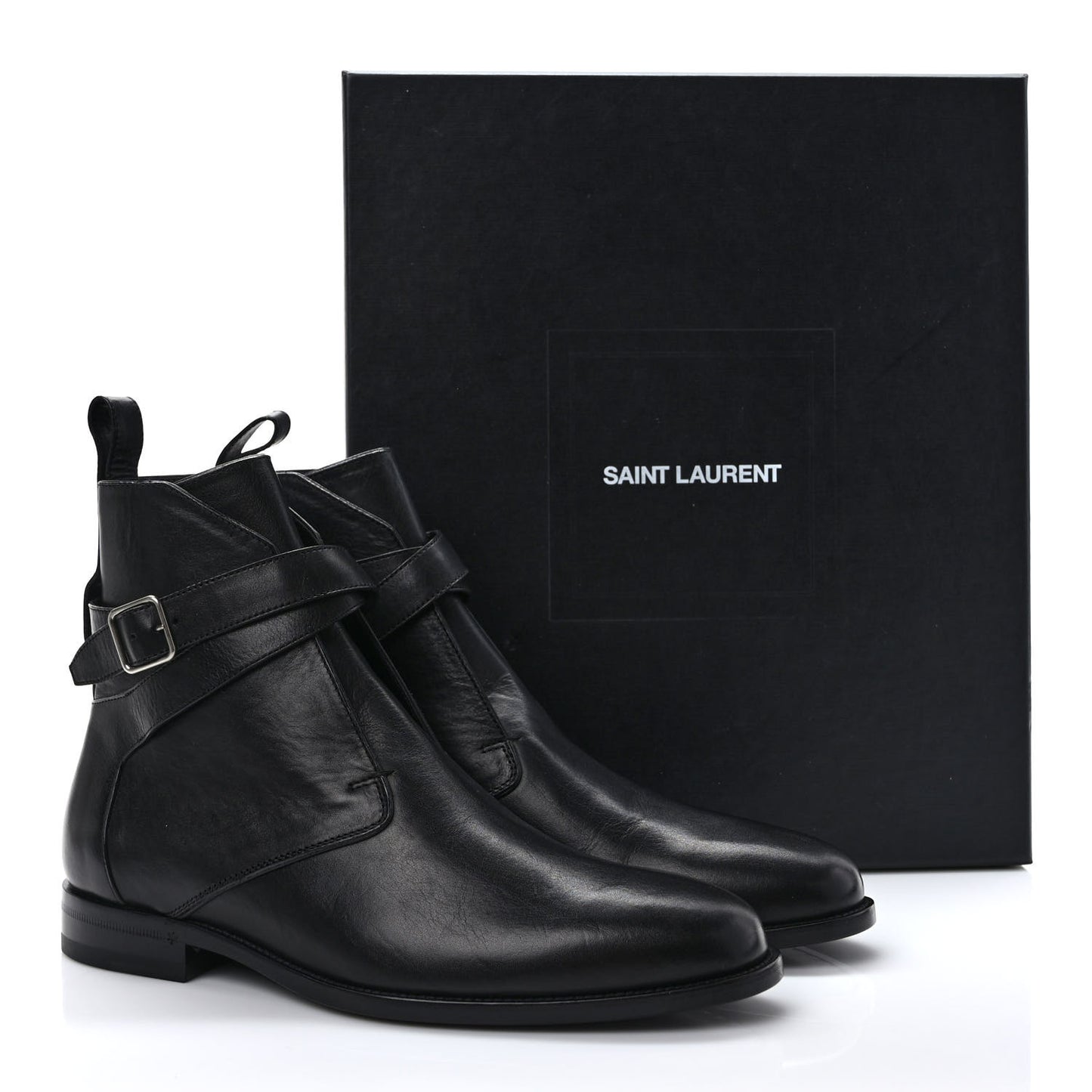 Calfskin Dare 25 Jodhpur Ankle Boots 41.5 Black