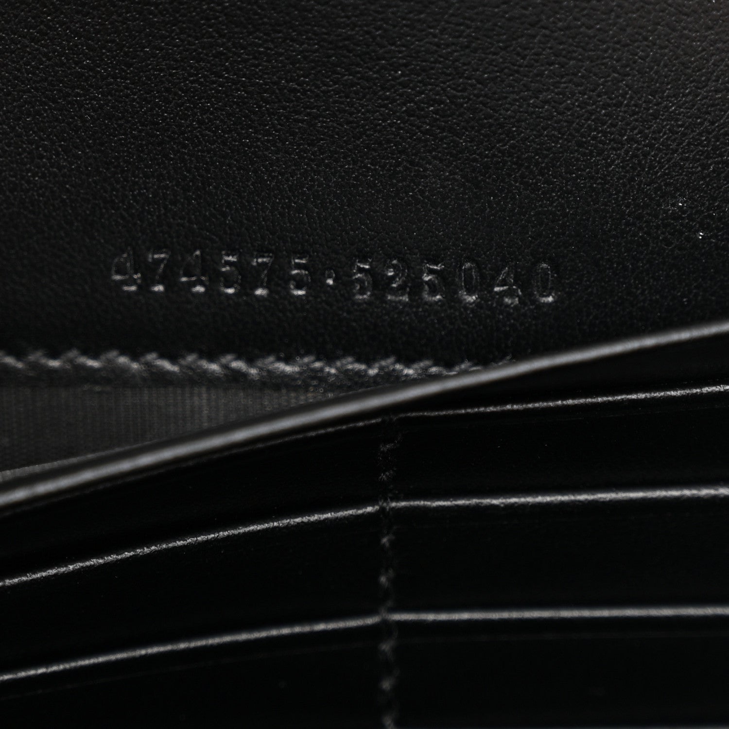 Gucci Calfskin Matelasse GG Marmont Chain Wallet Black 8 of 11