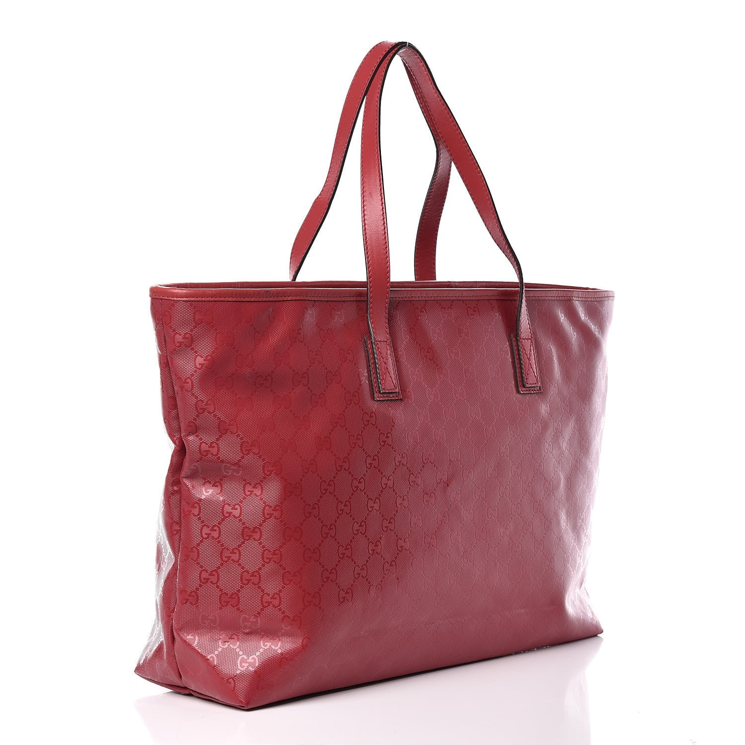 Gucci Imprime Monogram Large Zippered Shopping Tote Rose Blush 3 of 10