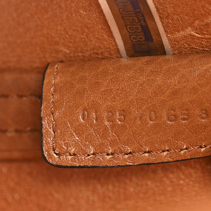 Chloe Grained Calfskin Large Spin Tote Clay Brown 7 of 15