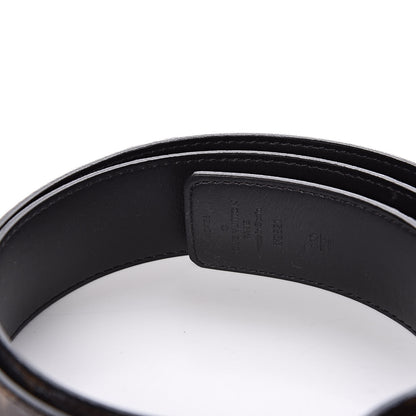 Louis Vuitton Calfskin Monogram 40mm LV Initiales Reversible Belt 110 44 Black 4 of 8