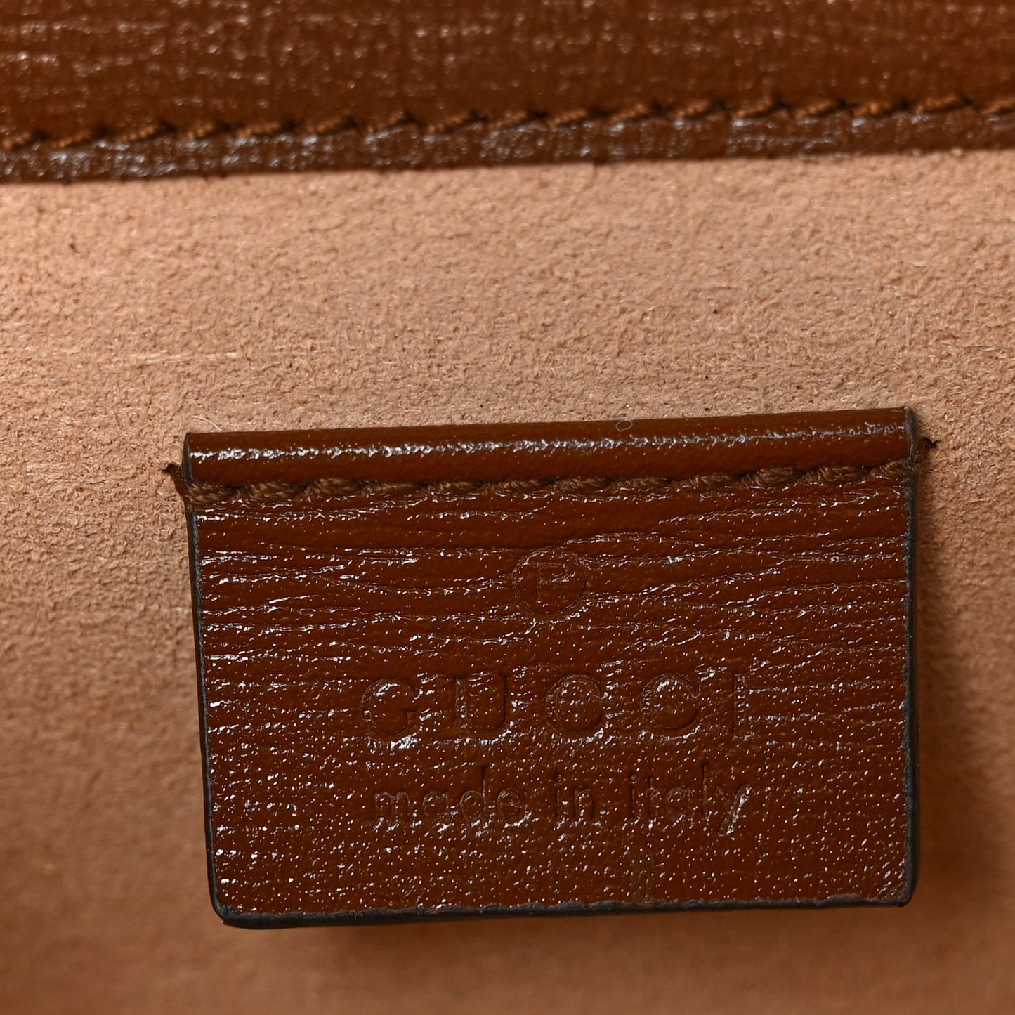 GG Supreme Monogram Mini Horsebit 1955 Shoulder Bag Beige Brown Sugar