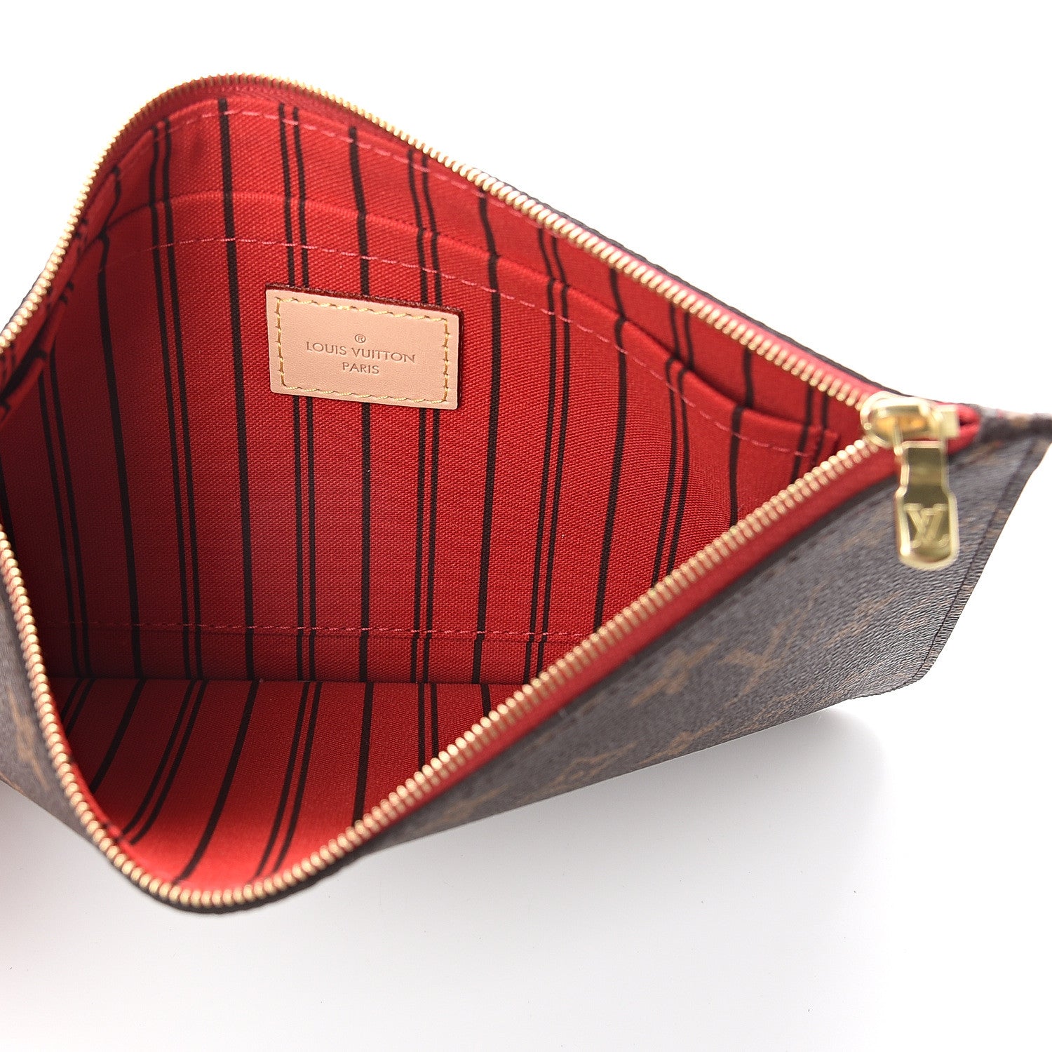 Louis Vuitton Monogram Neverfull MM GM Pochette Cherry 4 of 6