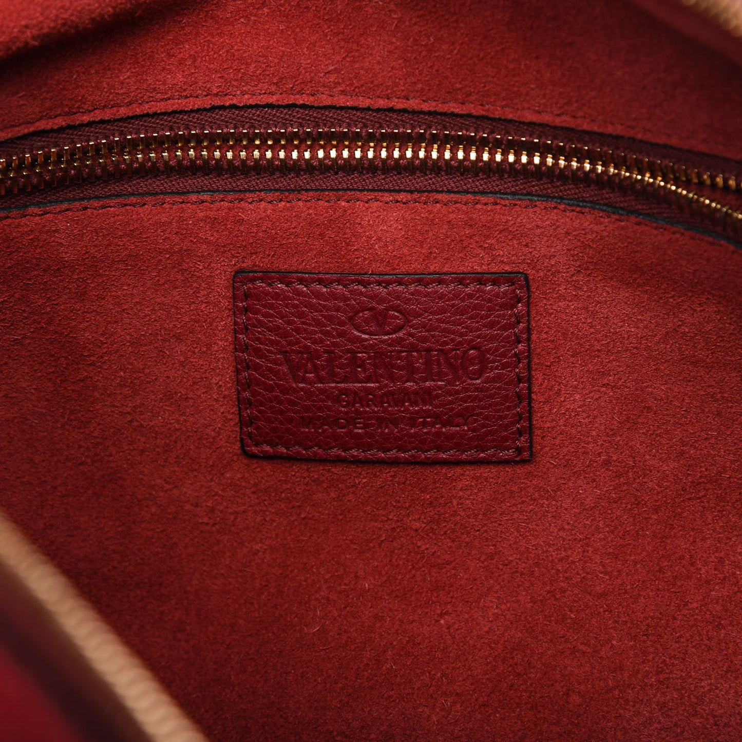 Grained Calfskin C-Rockee Fringe Hobo Scarlet