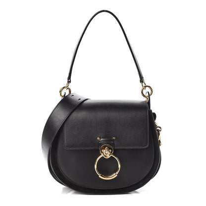 Chloe Calfskin Large Tess Bag Black 1 of 10