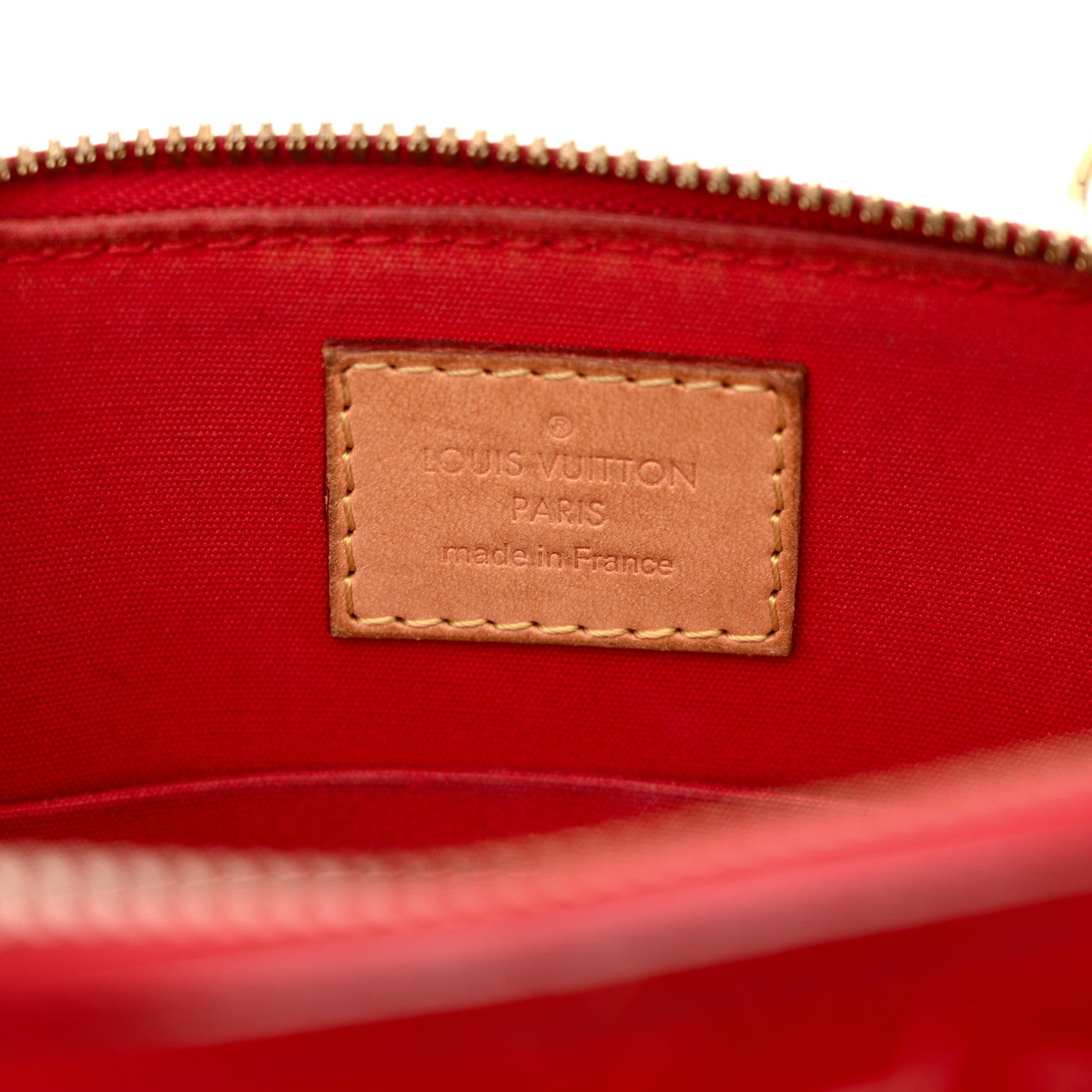 Louis Vuitton Vernis Alma BB Cherry 6 of 10