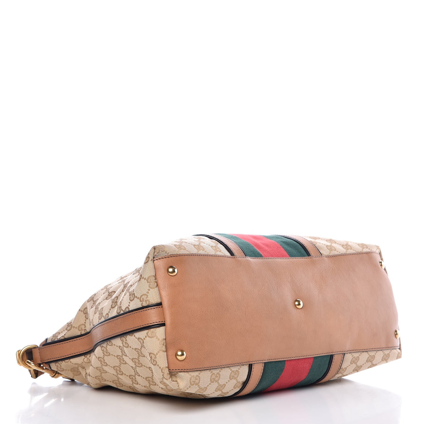 Monogram Web Medium Rania Top Handle Bag Sand
