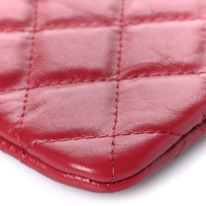 Chanel Aged Calfskin Quilted Small Reissue Cosmetic Case Red 10 of 10
