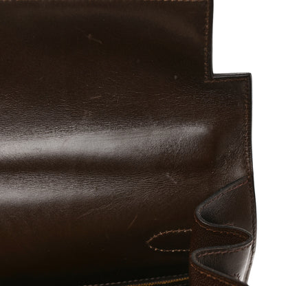 Hermes Box Kelly Sellier 35 Chocolate 11 of 12