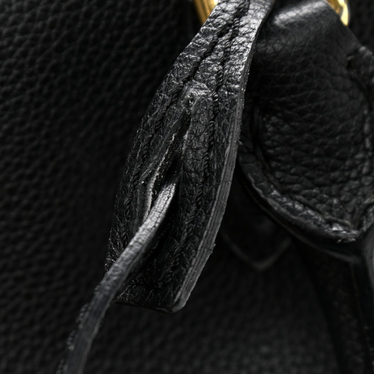 Alexander McQueen Pebbled Calfskin Large Skull Padlock Zip Around Tote Black 14 of 15