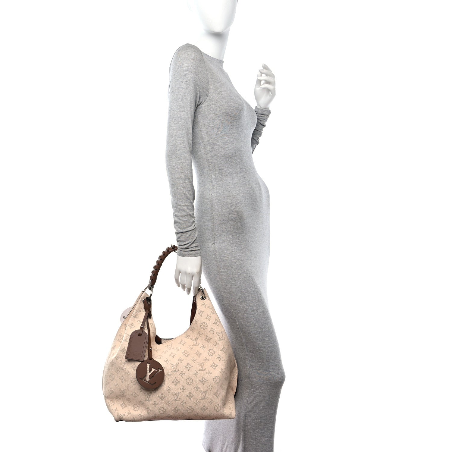 Louis Vuitton Mahina Carmel Hobo Creme 2 of 10