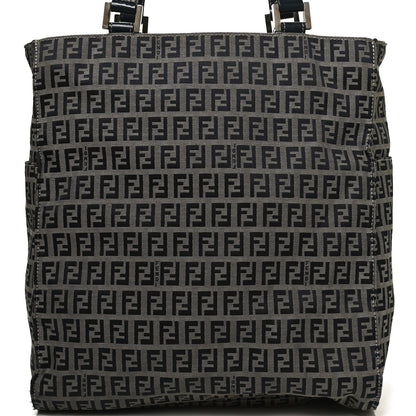 Fendi Zucchino Shopping Tote Navy 9 of 9