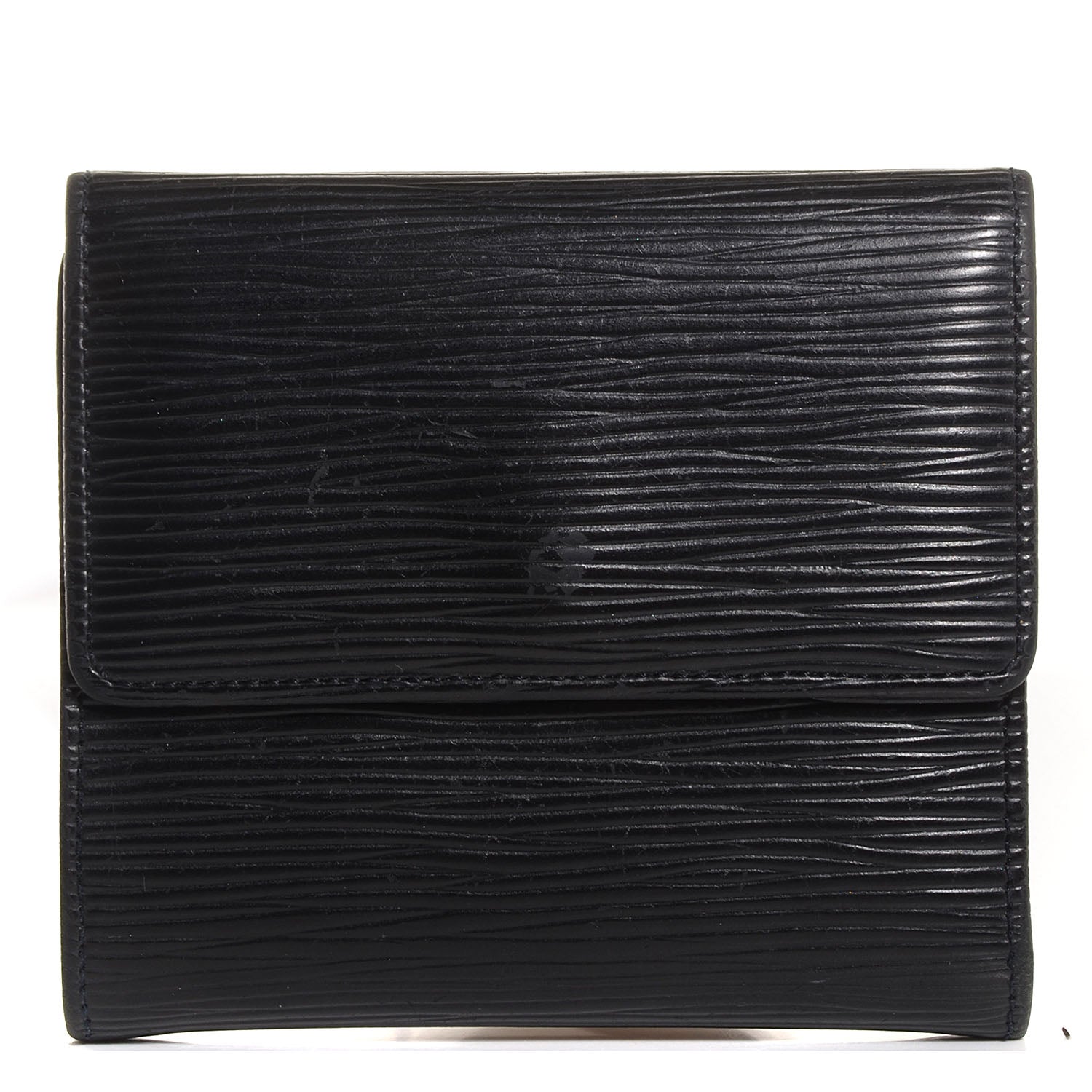 Louis Vuitton Epi Elise Wallet Black 1 of 8