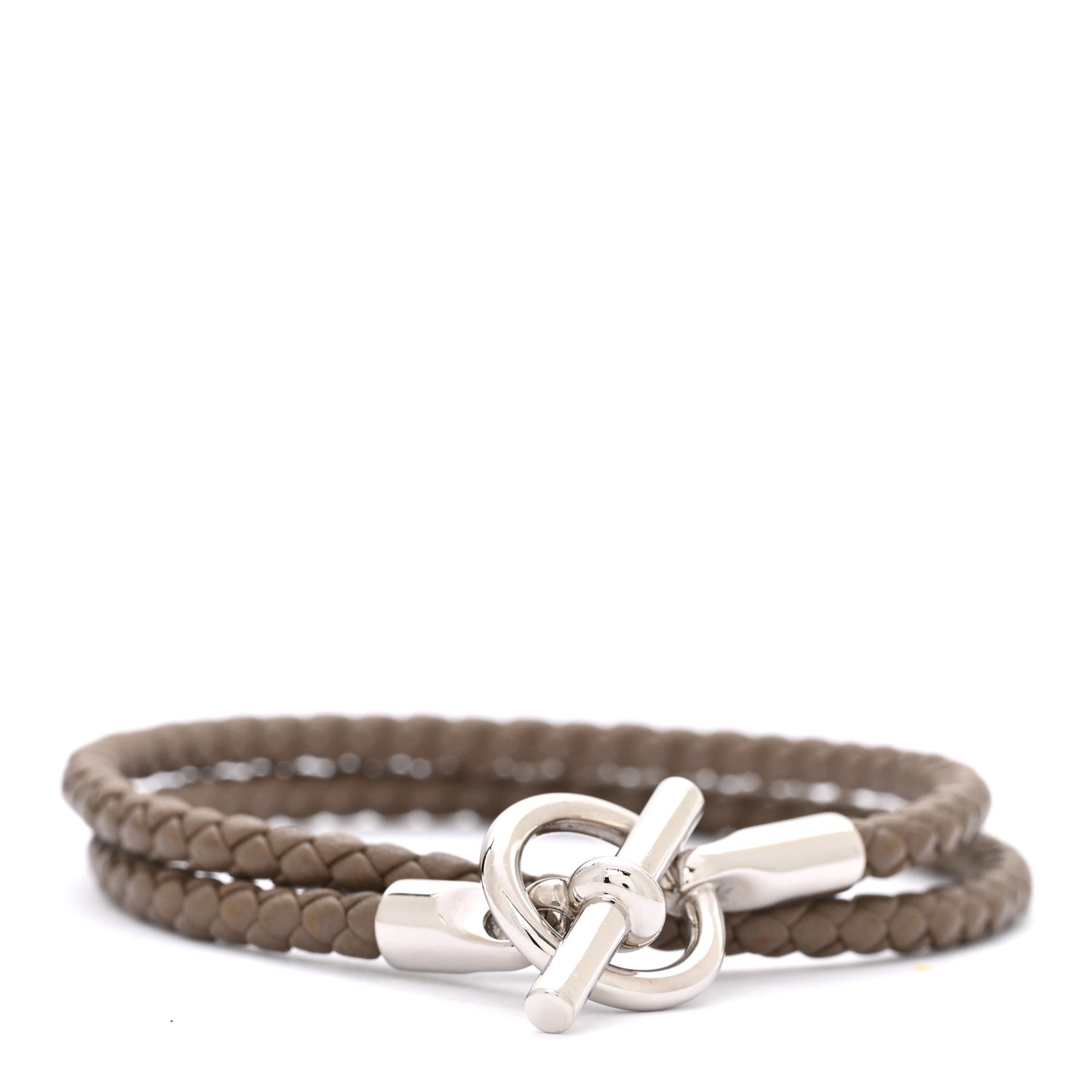 Hermes Swift Glenan Double Tour Bracelet Etoupe 1 of 6