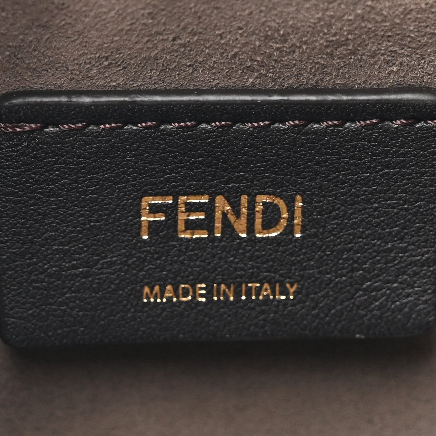 Fendi Vitello Liberty F is Fendi FF 1974 Embossed Mini Mon Tresor Bucket Bag Black 6 of 12