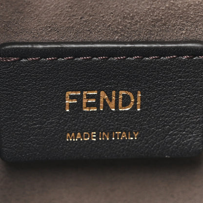 Fendi Vitello Liberty F is Fendi FF 1974 Embossed Mini Mon Tresor Bucket Bag Black 6 of 12