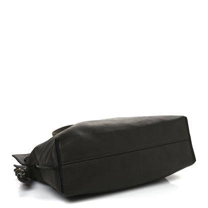 Loewe Mellow Nappa Medium Donut Chain Flamenco Knot Clutch Dark Khaki 4 of 13