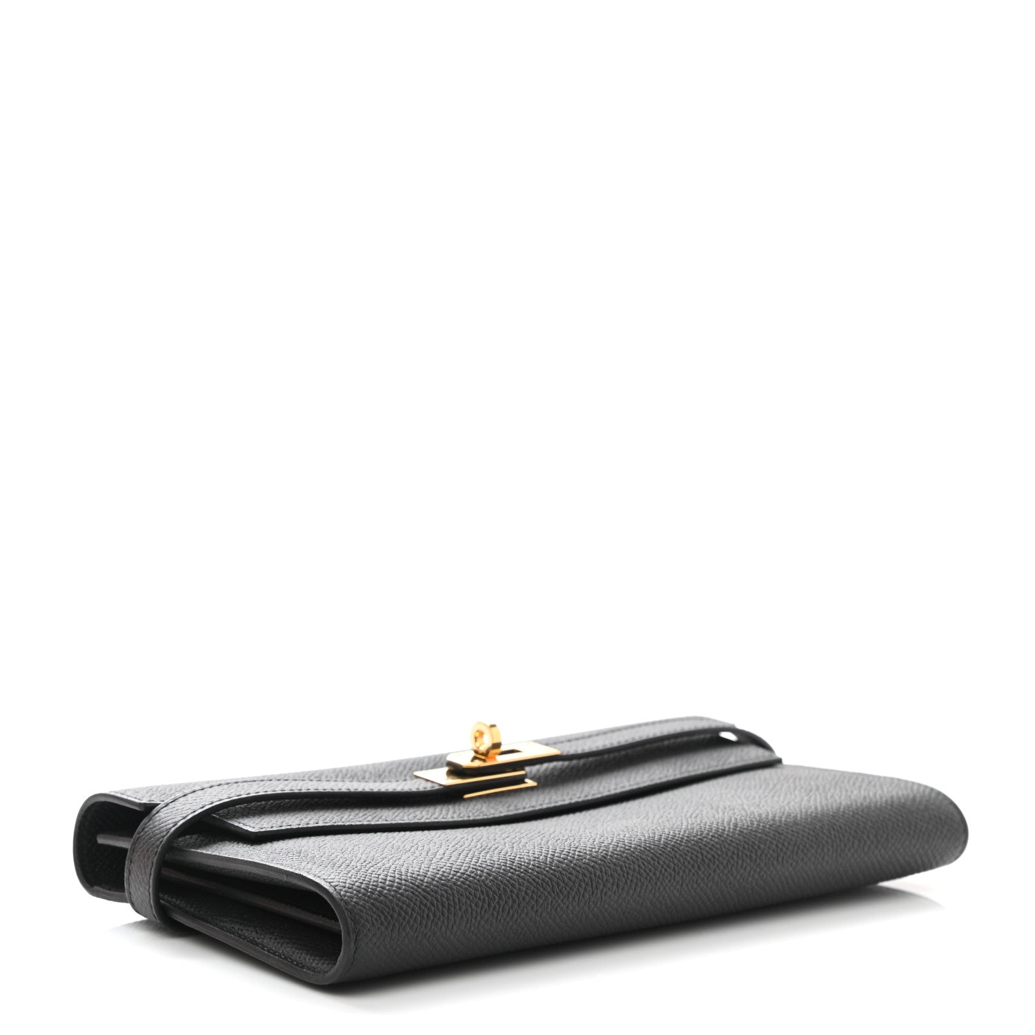 Hermes Epsom Kelly Longue Wallet Black 4 of 8