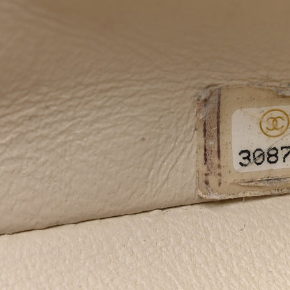 Chanel Lambskin Chevron Quilted Mini Square Flap White 7 of 10