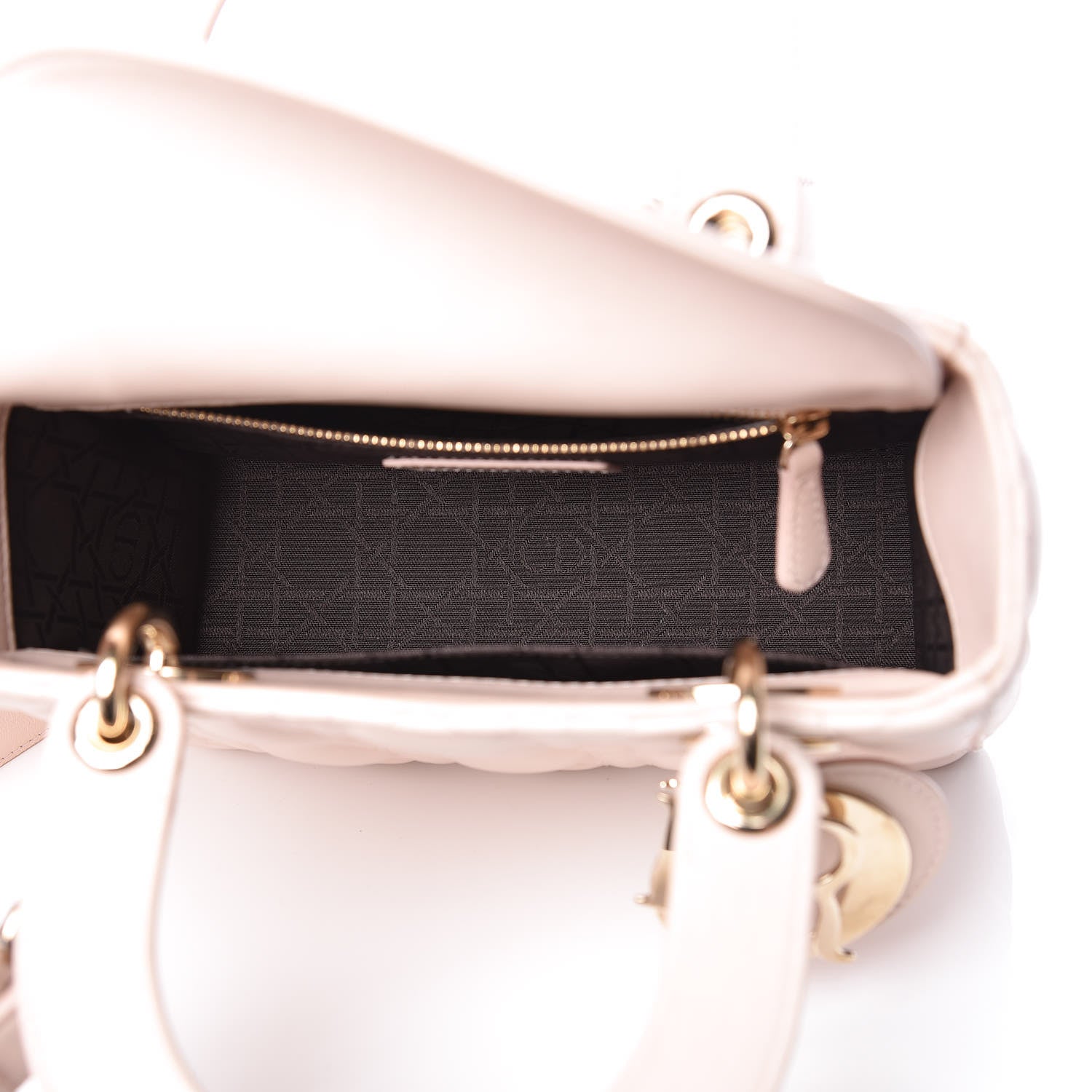 Christian Dior Lambskin Cannage Small Lucky Badges My Lady Dior Pink 5 of 25