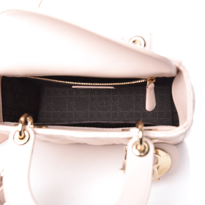 Christian Dior Lambskin Cannage Small Lucky Badges My Lady Dior Pink 5 of 25