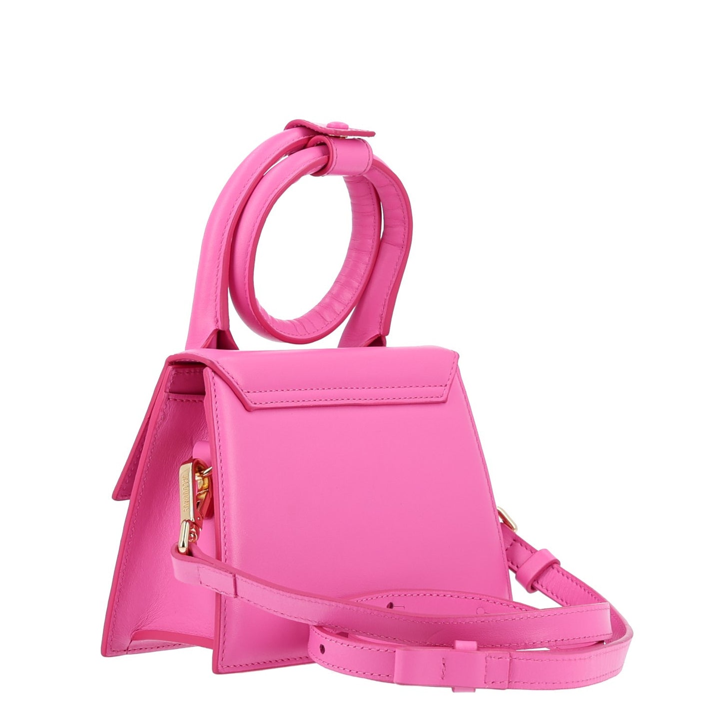 Calfskin Le Chiquito Noeud Dark Pink Dark Pink