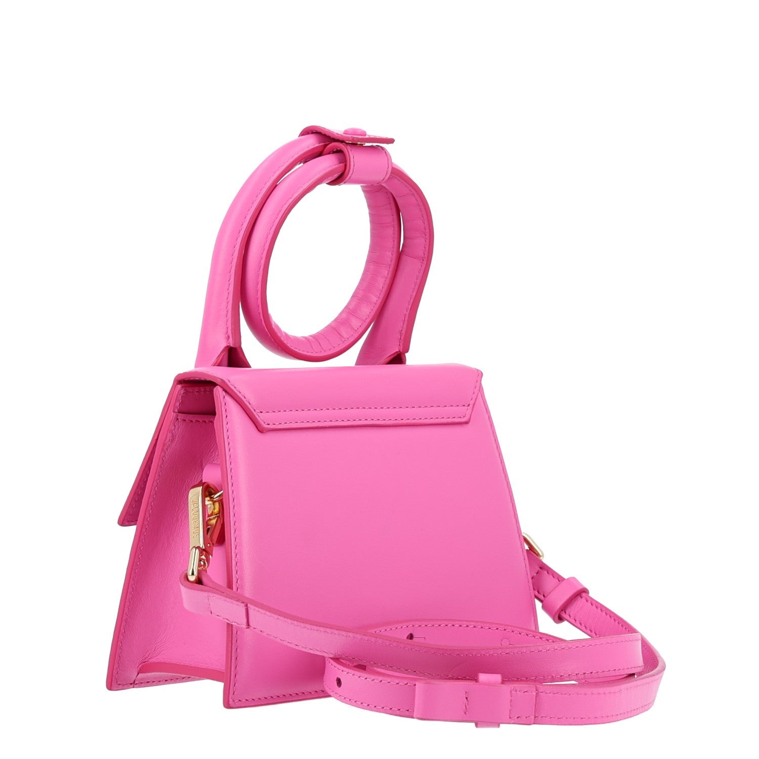 Jacquemus Calfskin Le Chiquito Noeud Dark Pink Dark Pink 3 of 10