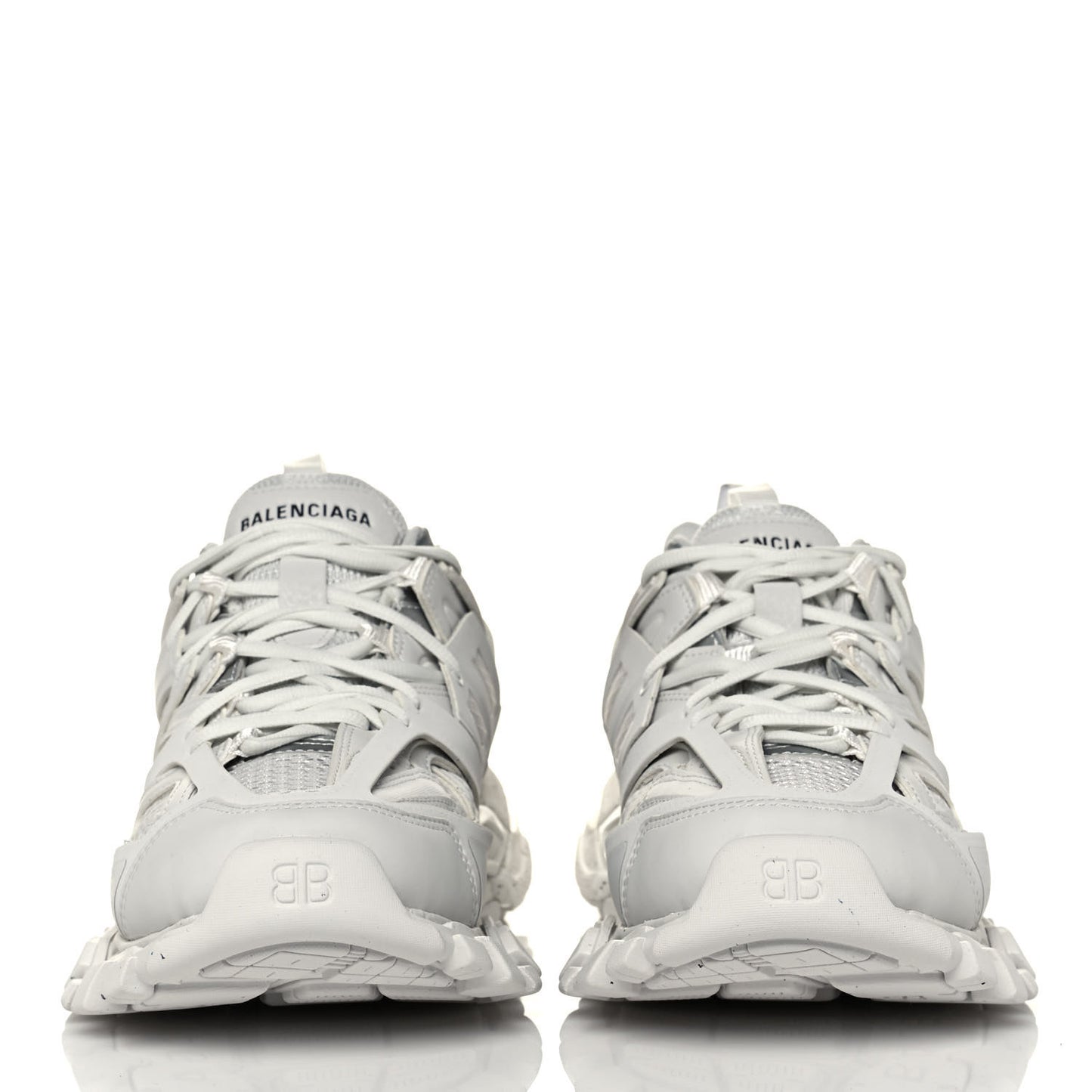 Rubber Mesh Fabric Monocolor Recycled Sole Womens Track Sneakers 39 White
