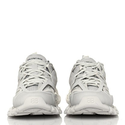Balenciaga Rubber Mesh Fabric Monocolor Recycled Sole Womens Track Sneakers 39 White 2 of 8