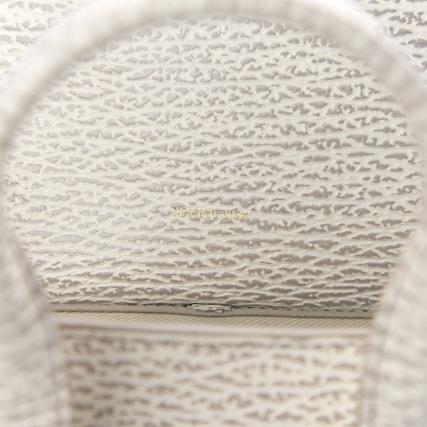 3.1 Shark Embossed Textured Calfskin Mini Pashli Satchel Ivory Dove