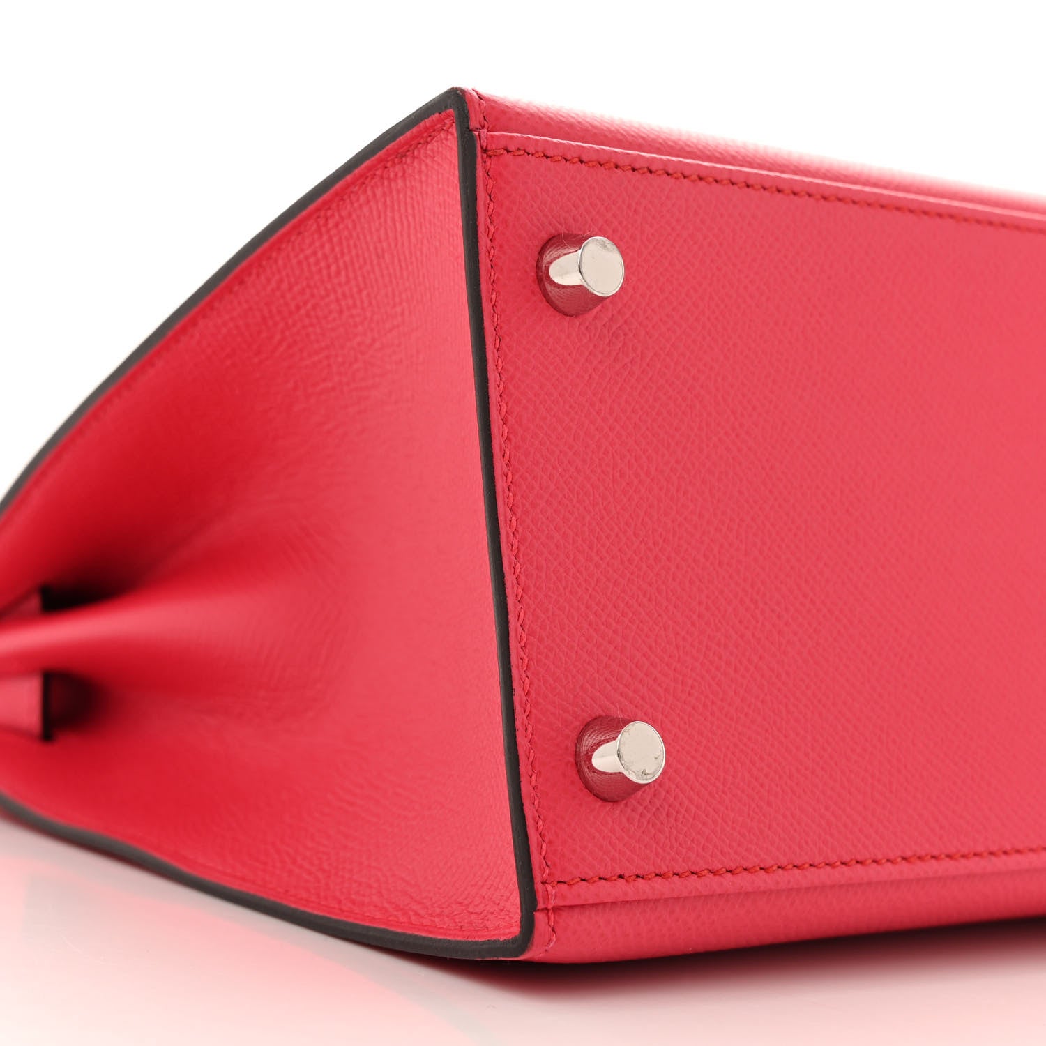 Hermes Epsom Casaque Kelly Sellier 28 Rouge Coeur Rose Extreme Bleu Zanzibar 9 of 12