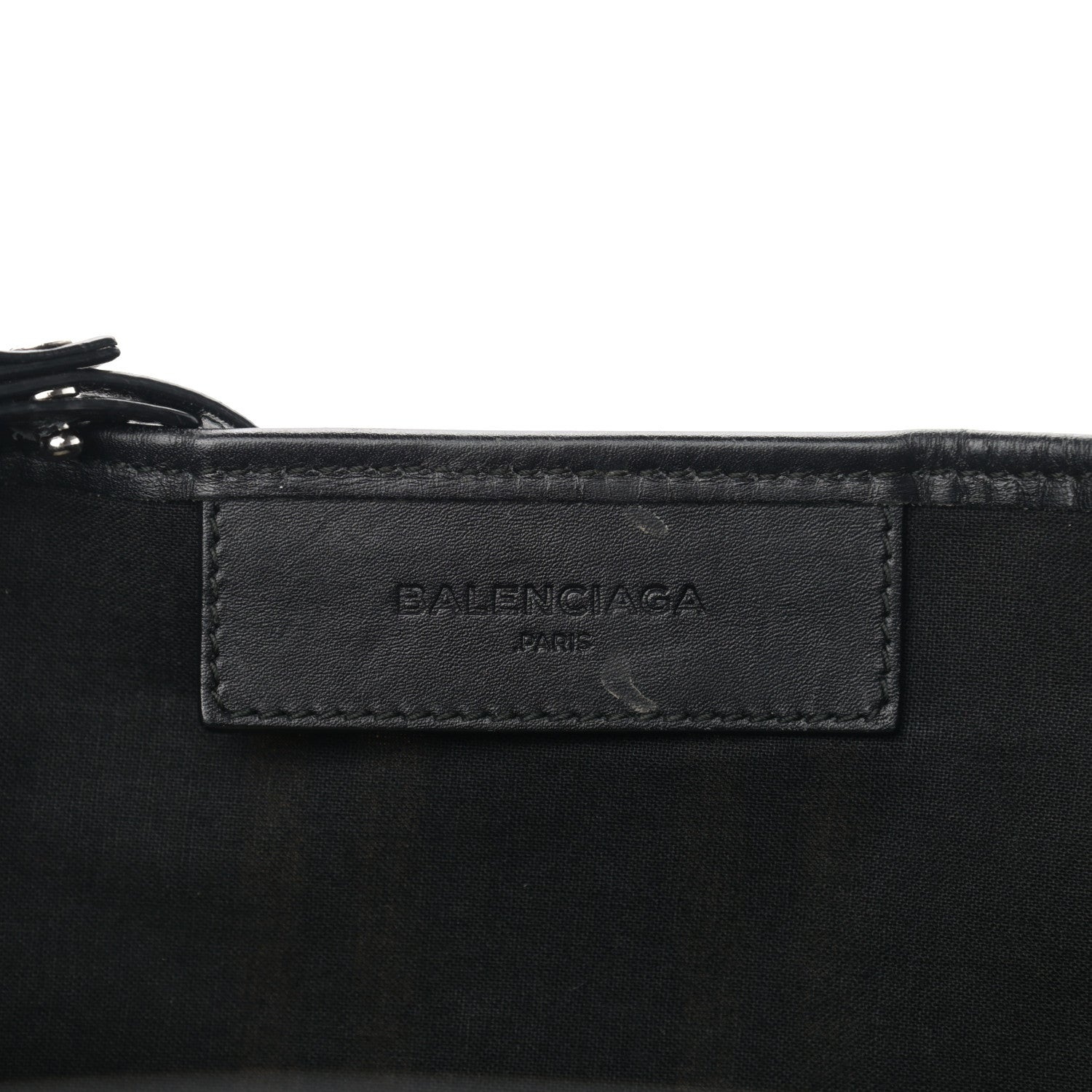 Balenciaga Canvas Striped S Navy Cabas Navy 7 of 17