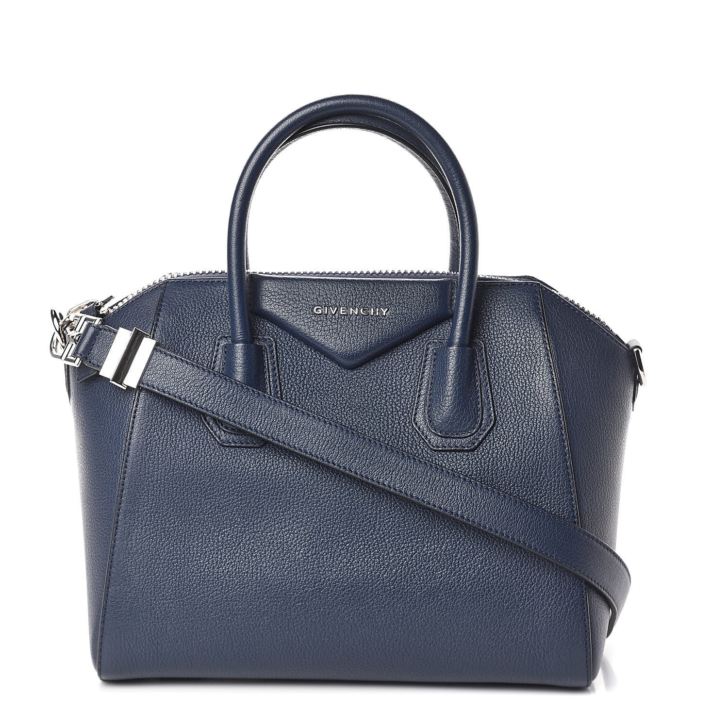 Givenchy Sugar Goatskin Small Antigona Night Blue 1 of 9