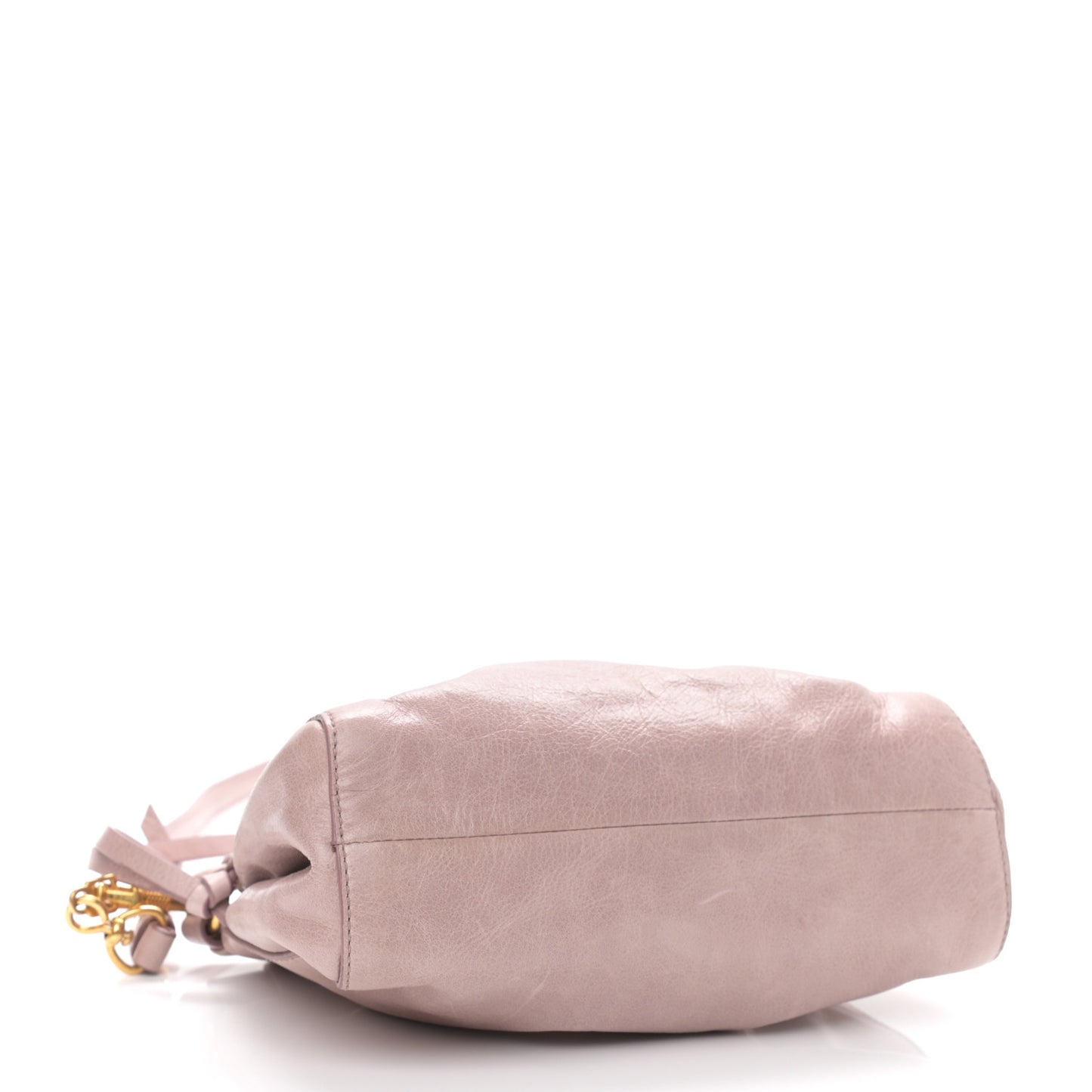 Vitello Shine Crossbody Clutch Mughetto