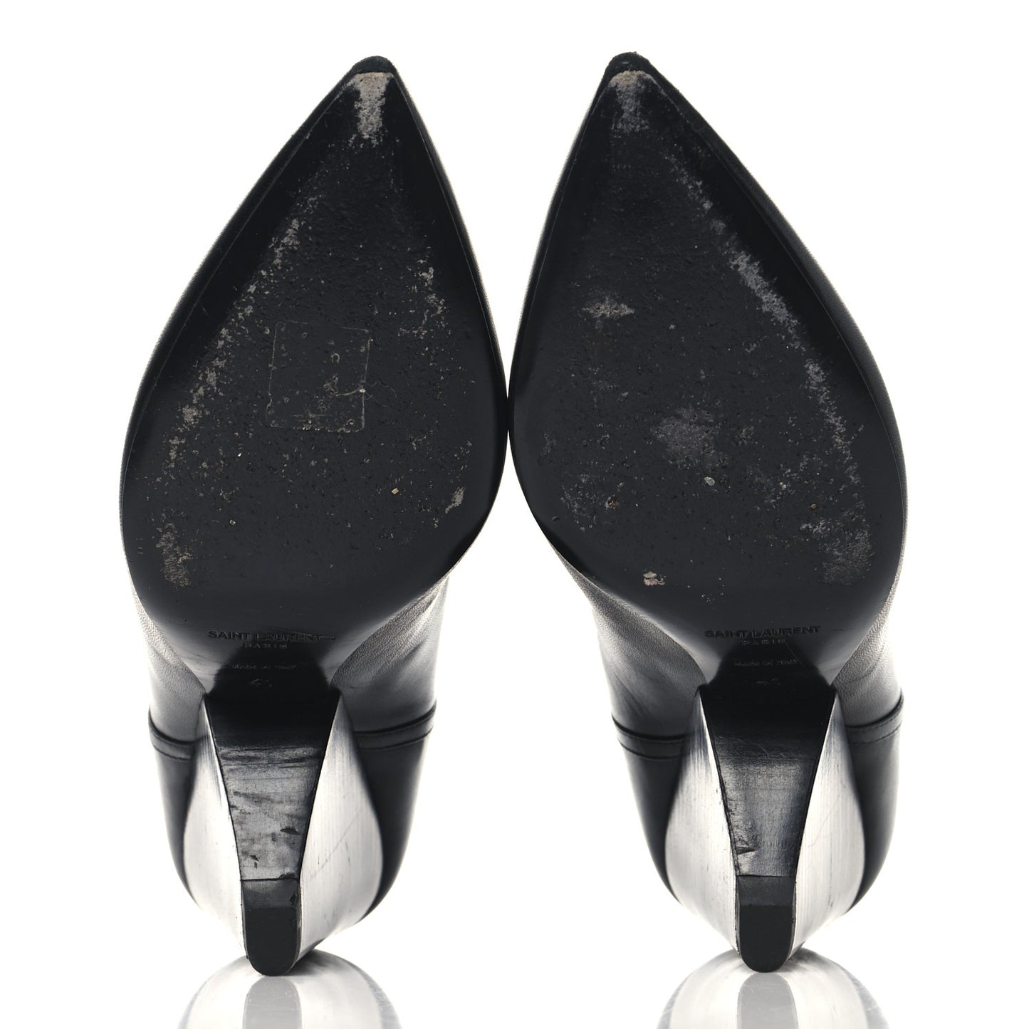 Calfskin Niki 85 Wedge Booties 41 Black