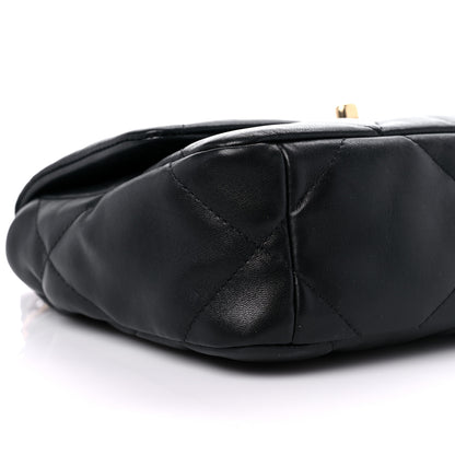 Chanel Goatskin Quilted Medium Chanel 19 Flap Black 9 of 10