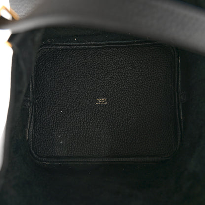 Hermes Taurillon Clemence Picotin Lock 22 MM Black 5 of 10